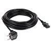 Akyga AK-PC-06S maitinimo kabelis CEE 7/7 (Schuko) – IEC C13, varis 3 x 1,5 mm², 3 m, juodas