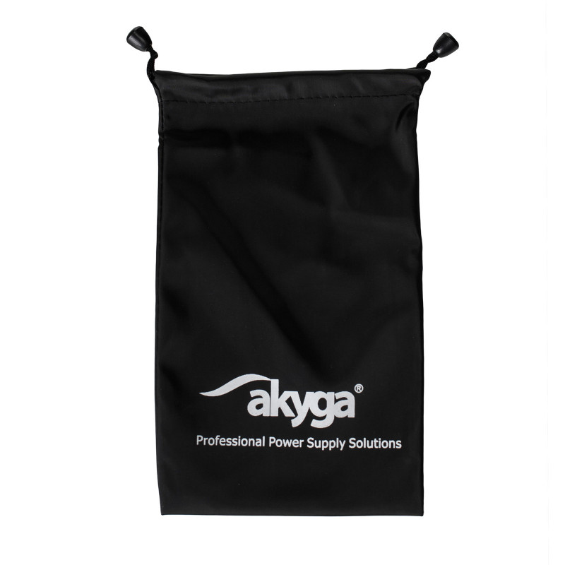 Akyga AK-AC-01 apsauginis dėklas nešiojamųjų kompiuterių maitinimo adapteriams, 220 x 135 mm, juodas
