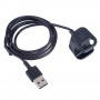 Akyga AK-SW-29 įkrovimo kabelis, skirtas Fitbit Charge 3 / 4, USB-A, 1 m