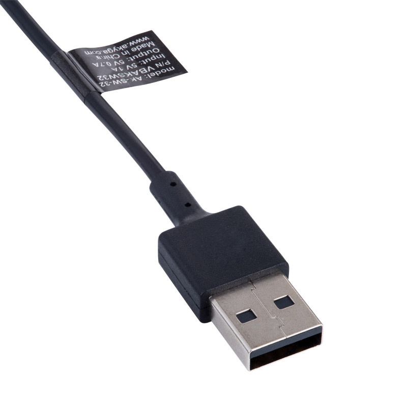 Akyga AK-SW-32 magnetinis įkrovimo kabelis, skirtas Fitbit Inspire / Inspire HR / ACE 2, USB, 1 m