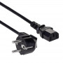 Akyga AK-PC-01A maitinimo kabelis CEE 7/7 (Schuko) – IEC C13, CCA 3 x 0,5 mm², 1,5 m, juodas