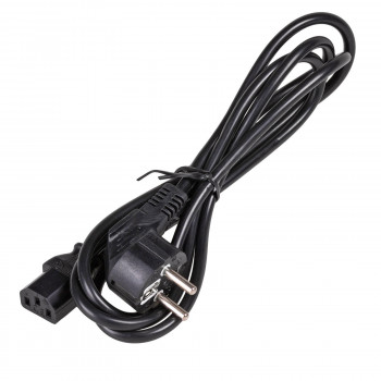 Akyga AK-PC-06C maitinimo kabelis CEE 7/7 (Schuko) – IEC C13, varis 3 x 1 mm², 3 m, juodas