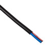 Akyga AK-OT-04A maitinimo kabelis su atviru galu CEE 7/16 (Europlug), varis 2 x 0,5 mm², 1,5 m, juodas