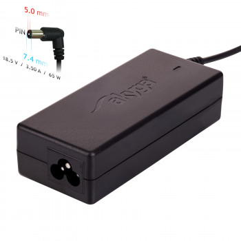 Akyga AK-ND-03 nešiojamojo kompiuterio įkroviklis 18,5 V / 3,5 A, 65 W, 7,4 x 5,0 mm + kaištis, 1,2 m, skirtas HP