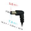 Akyga AK-ND-03 nešiojamojo kompiuterio įkroviklis 18,5 V / 3,5 A, 65 W, 7,4 x 5,0 mm + kaištis, 1,2 m, skirtas HP