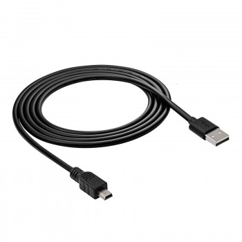 Akyga AK-USB-03 USB 2.0 kabelis USB-A (M) į Mini USB-B 5-pin (M), 1,8 m, juodas