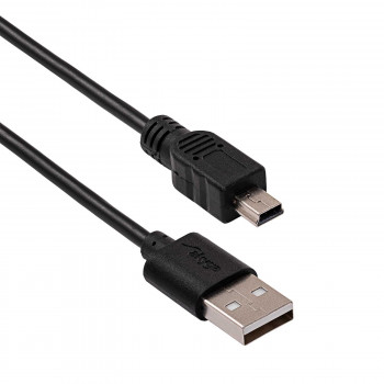Akyga AK-USB-03 USB 2.0 kabelis USB-A (M) į Mini USB-B 5-pin (M), 1,8 m, juodas