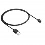 Akyga AK-SW-41 įkrovimo kabelis, skirtas Xiaomi Redmi Watch 2 Lite / Redmi Smart Band Pro / Band 7 Pro, USB, 1 m, juodas