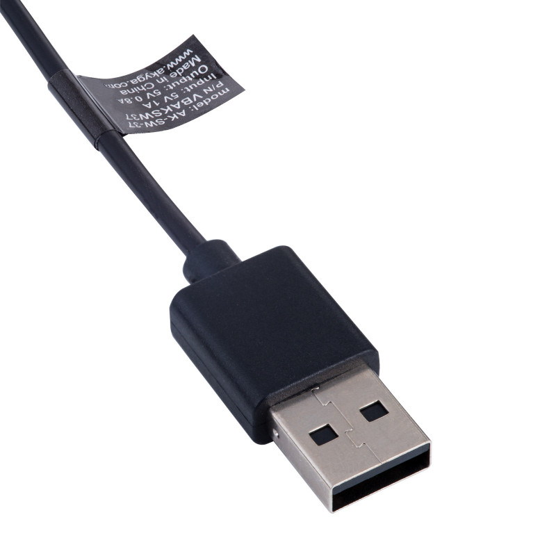 Akyga AK-SW-37 magnetinis įkrovimo kabelis, skirtas Fossil Gen 5 / Gen 6 / Sport, USB-A, 1 m