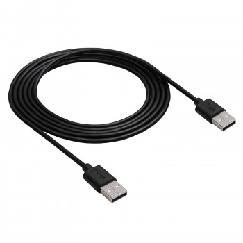 Akyga AK-USB-11 USB 2.0 kabelis USB-A (M) į USB-A (M), 1,8 m, juodas