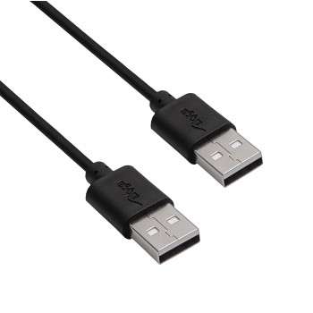 Akyga AK-USB-11 USB 2.0 kabelis USB-A (M) į USB-A (M), 1,8 m, juodas