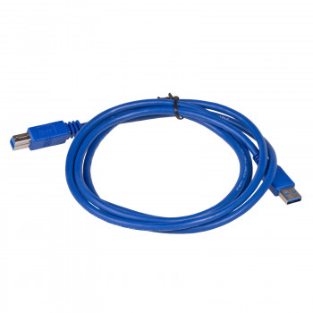 Akyga AK-USB-09 USB 3.0 spausdintuvo kabelis USB-A (M) į USB-B (M), 1,8 m, juodas