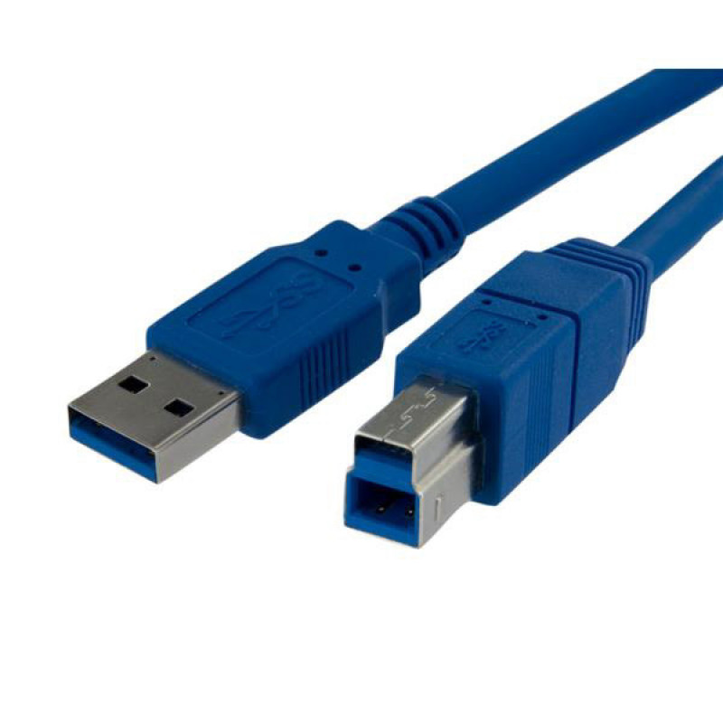 Akyga AK-USB-09 USB 3.0 spausdintuvo kabelis USB-A (M) į USB-B (M), 1,8 m, juodas