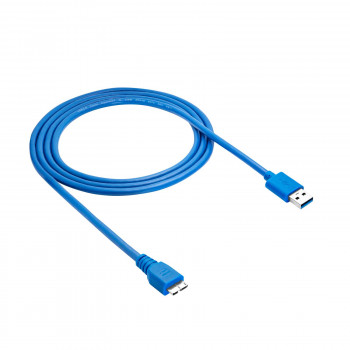 Akyga AK-USB-13 USB 3.0 kabelis USB-A (M) į Micro USB-B (M), 1,8 m, juodas