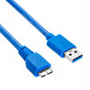 Akyga AK-USB-13 USB 3.0 kabelis USB-A (M) į Micro USB-B (M), 1,8 m, juodas