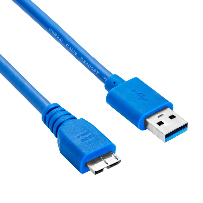 Akyga AK-USB-13 USB 3.0 kabelis USB-A (M) į Micro USB-B (M), 1,8 m, juodas
