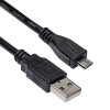 Akyga AK-USB-21 USB 2.0 kabelis USB-A (M) į Micro USB-B (M), 1 m, juodas
