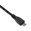 Akyga AK-USB-21 USB 2.0 kabelis USB-A (M) į Micro USB-B (M), 1 m, juodas
