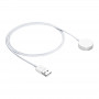Akyga AK-SW-44 įkrovimo kabelis, skirtas Apple Watch Ultra 2 / Series 9/8/7/6/5/4/3/2/1, aliuminio lydinys, USB, 1 m, baltas