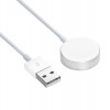 Akyga AK-SW-44 įkrovimo kabelis, skirtas Apple Watch Ultra 2 / Series 9/8/7/6/5/4/3/2/1, aliuminio lydinys, USB, 1 m, baltas