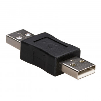 Akyga AK-AD-28 USB-A (M) į USB-A (M) adapteris, juodas
