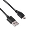 Akyga AK-USB-22 USB 2.0 kabelis USB-A (M) į Mini USB-B 5-pin (M), 1 m, juodas