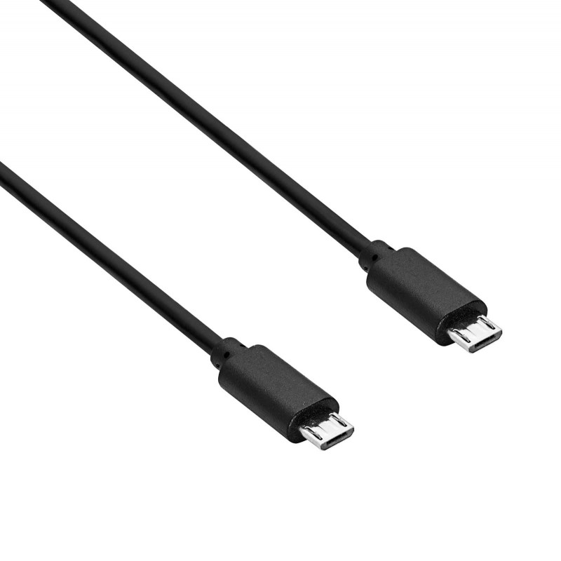 Akyga AK-USB-17 USB 2.0 kabelis Micro USB-B (M) į Micro USB-B (M), 0,6 m, juodas