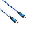 Akyga AK-USB-38 USB-C – USB-C kabelis, USB 2.0, 100 W, 1,8 m, mėlynas