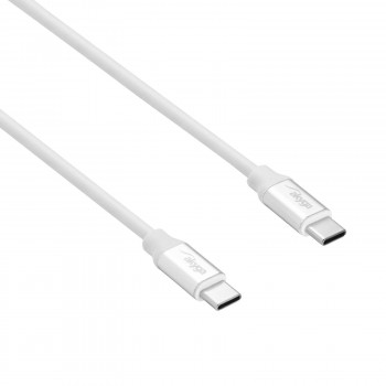 Akyga AK-USB-39 USB-C – USB-C kabelis, USB 2.0, 60 W, 0,5 m, baltas