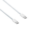 Akyga AK-USB-51 USB-C – USB-C pintas kabelis iPhone 15, USB 2.0, 60 W, 1 m, baltas