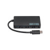 Akyga AK-AD-52 aktyvus USB-C šakotuvas, USB-C (M) į 4x USB-A (F), USB 3.1, 20 cm
