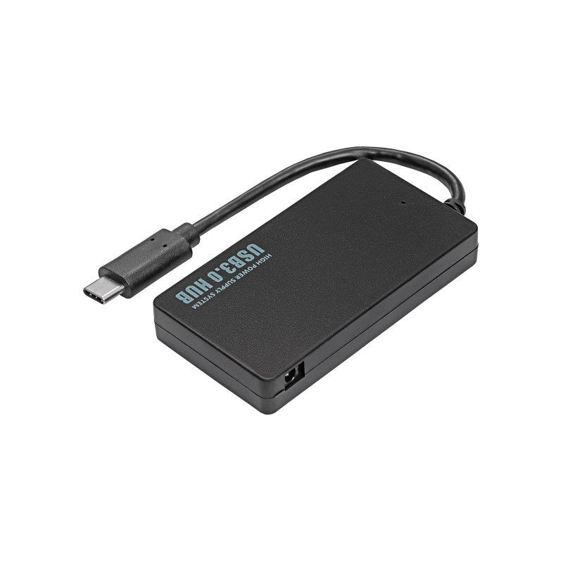 Akyga AK-AD-52 aktyvus USB-C šakotuvas, USB-C (M) į 4x USB-A (F), USB 3.1, 20 cm
