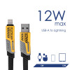 Akyga AK-USB-57 4-in-1 pintas kabelis USB-A/USB-C – USB-C/Lightning, USB 2.0, 65 W, 1 m, pilkas