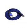 Akyga AK-USB-42 USB-A – USB-C magnetinis kabelis, USB 2.0, 18 W, 1 m, mėlynas