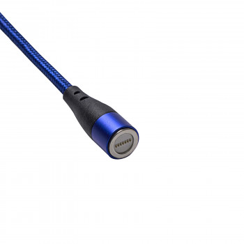Akyga AK-USB-42 USB-A – USB-C magnetinis kabelis, USB 2.0, 18 W, 1 m, mėlynas