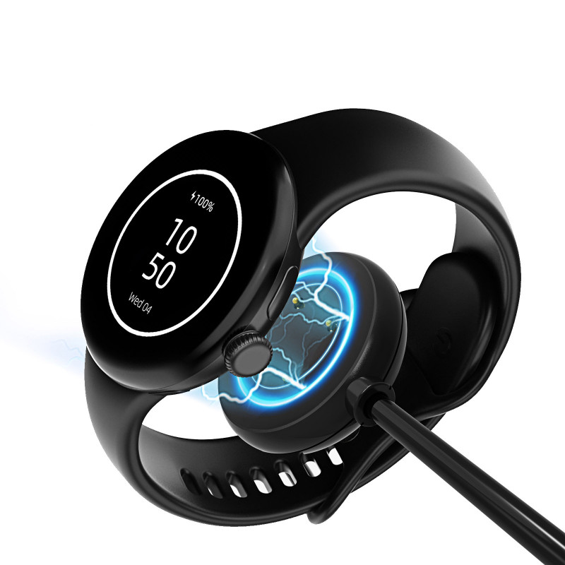 Akyga AK-SW-54 magnetinis įkrovimo kabelis, skirtas Google Pixel Watch 2, USB-A, 1 m