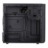 Akyga AK17BK Micro ATX bokšto tipo korpusas, 2x USB 3.0, be maitinimo bloko, juodas