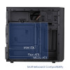Akyga AK17BK Micro ATX bokšto tipo korpusas, 2x USB 3.0, be maitinimo bloko, juodas