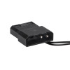 Akyga AW-12E-BG 120 mm korpuso ventiliatorius, 33 žalios LED, Molex, juodas