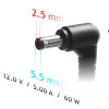 Akyga AK-ND-30 maitinimo adapteris 12 V, 5 A, 60 W, 5,5 x 2,5 mm, mini PC / LED, 1,2 m