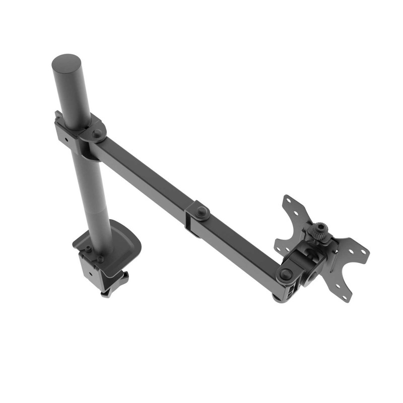 Akyga AK-MB-01 vieno monitoriaus laikiklis prie stalo, 15-32", iki 10 kg, VESA 75/100, juodas