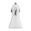 Automobilinis įkroviklis 12/24V Akyga AK-CH-08 18W 2x USB-A Quick Charge 3.0 5-12V / 1.5-3A baltas