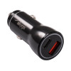 Automobilinis įkroviklis Akyga AK-CH-16 36W USB-A + USB-C PD Quick Charge 3.0 12/24V juodas