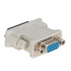 Akyga AK-AD-12 adapteris DVI-I 24+5 kištukas – VGA lizdas, baltas