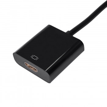 Akyga AK-AD-11 keitiklis-adapteris su kabeliu DisplayPort kištukas – HDMI lizdas, 15 cm, juodas