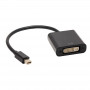Akyga AK-AD-37 Mini DisplayPort (M) į DVI 24+5 (F) adapterio kabelis, 15 cm