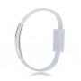 Akyga AK-AD-34 apyrankės formos USB kabelis, micro USB-B (m) / USB-A, USB 2.0, 23 cm, baltas
