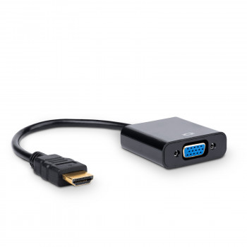 Akyga AK-AD-42 adapteris su kabeliu HDMI (kištukas) – VGA (lizdas), Full HD, 15 cm