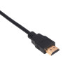 Akyga AK-AD-42 adapteris su kabeliu HDMI (kištukas) – VGA (lizdas), Full HD, 15 cm