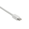 Akyga AK-AD-39 Mini DisplayPort (M) į VGA (F) adapterio kabelis, 15 cm, baltas